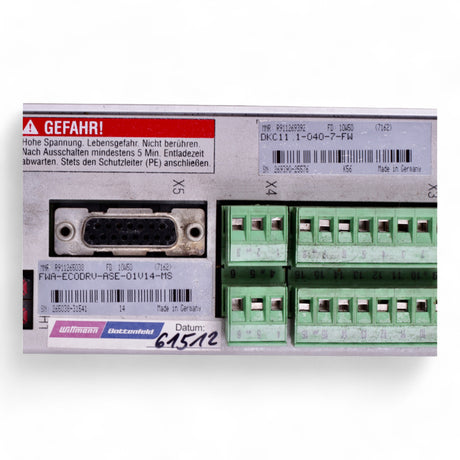 Indramat Rexroth Bosch Indramat DKC11 . 1-040-7-FW 269392 + FWA-ECODRV-ASE-02VRS-MS 265771 – Ansicht 4