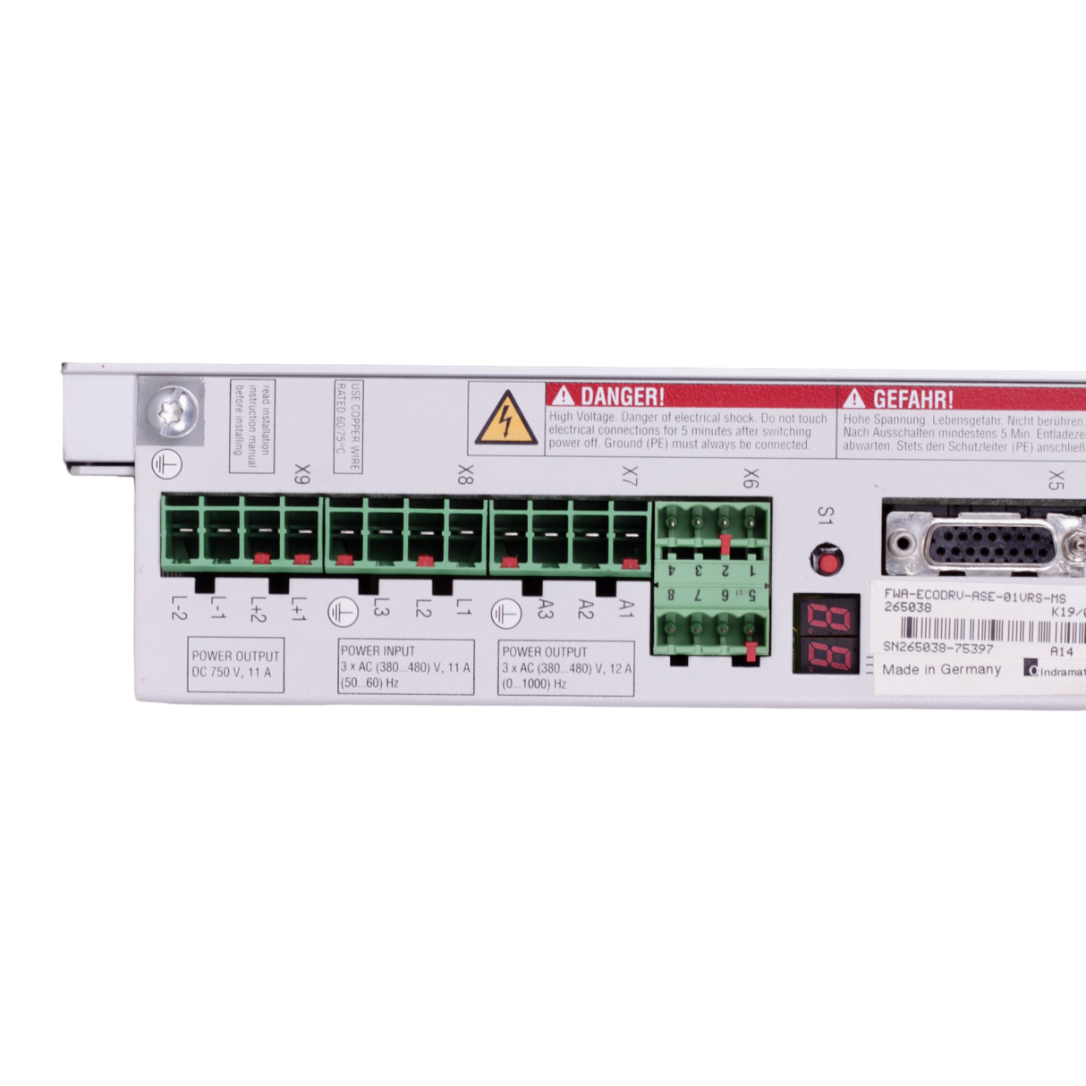 Indramat Rexroth FWA-ECODRV-ASE-SE-01VRS-MS 265038 SN 2265038-75397 – Ansicht 5