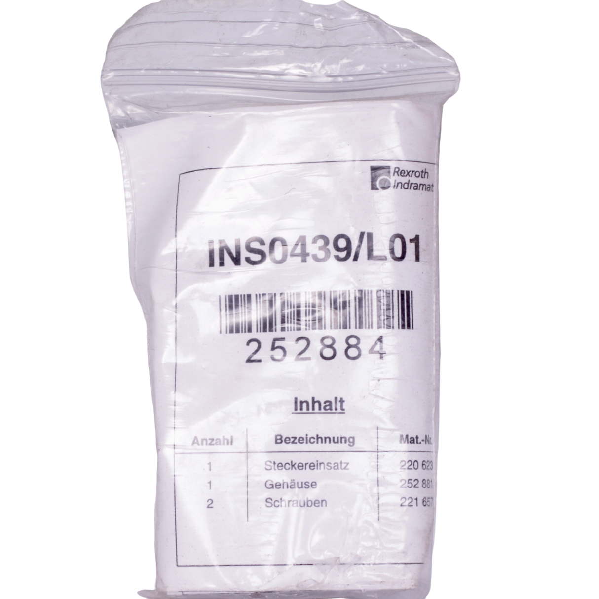 Rexroth Indramat INS0439/L01 Stecker Kit Connector 15 pins