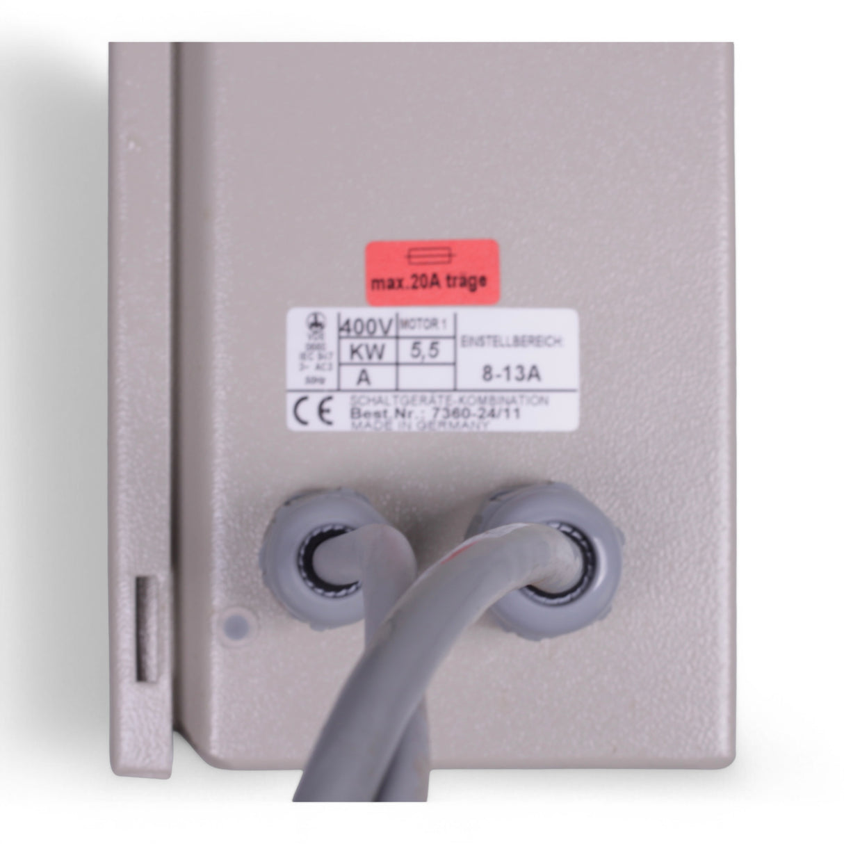 Motorbremsgerät 5,5 KW Märkische Bremse Motorbremse MEI Tripus 7360-24/11 – Ansicht 6
