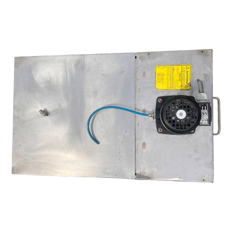 Edelstahl Kühlmittelbehälter HOMAG IMA mit Grundfos Pumpe MTA 4-250 A-W-A – Ansicht 3