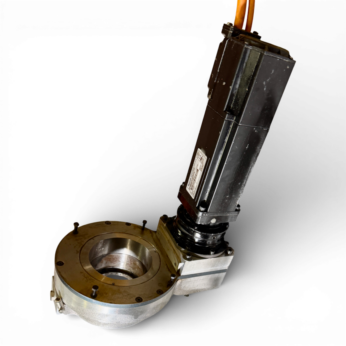 HOMAG INDRAMAT MKD041B144KG0KN Servomotor C Achse mit Alpha Getriebe für OMLAT Hauptspindel Teile Nr. 260464 MNR CNC