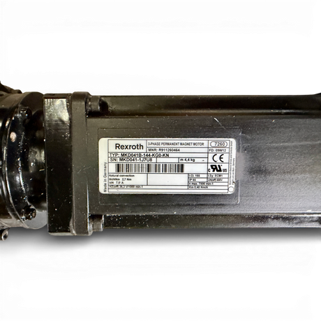 HOMAG INDRAMAT MKD041B144KG0KN Servomotor C Achse mit Alpha Getriebe für OMLAT Hauptspindel Teile Nr. 260464 MNR CNC