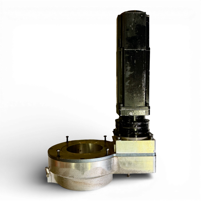 HOMAG INDRAMAT MKD041B144KG0KN Servomotor C Achse mit Alpha Getriebe für OMLAT Hauptspindel Teile Nr. 260464 MNR CNC