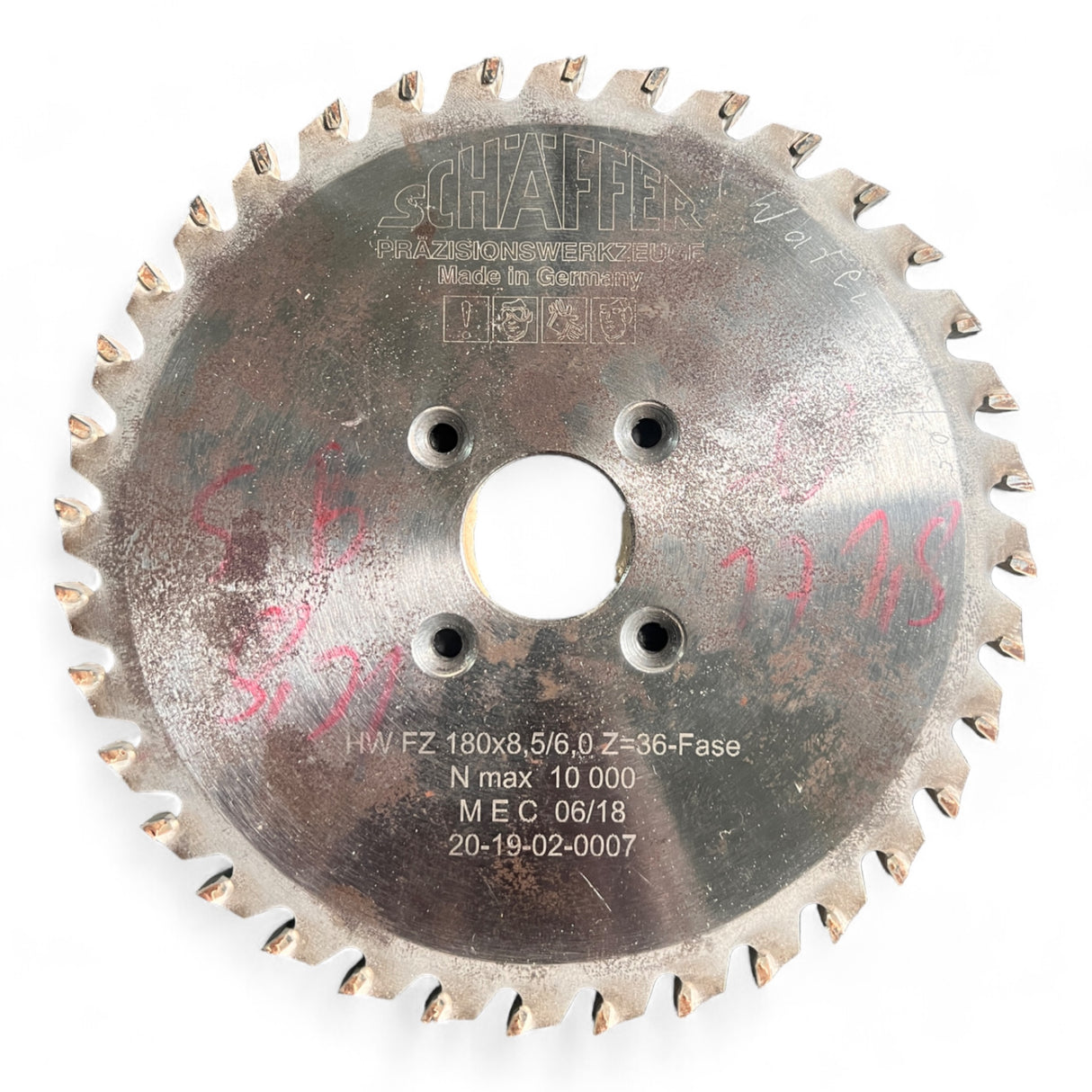 HW Nuter MEC D=180x8.5/6.0 Z=36 B=8