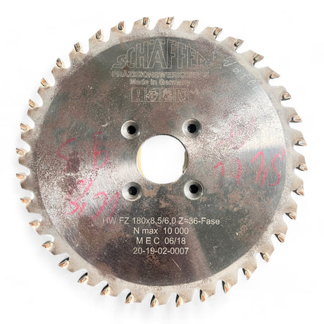 HW Nuter MEC D=180x8.5/6.0 Z=36 B=8
