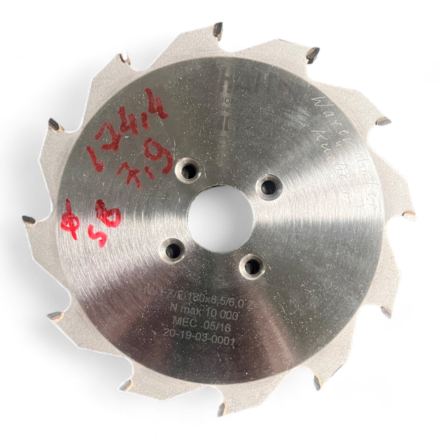 HW-Nuter (Schäffer) D=180-8,5/6,0 Z=12 b= 10.000 U/min