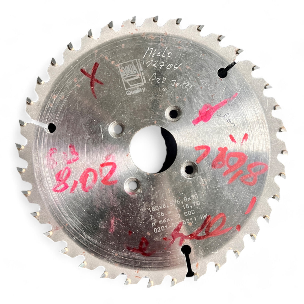 HW-Nuter 180x8,5/6,0x30 mm Z=36 FZ-Fa Schäffer