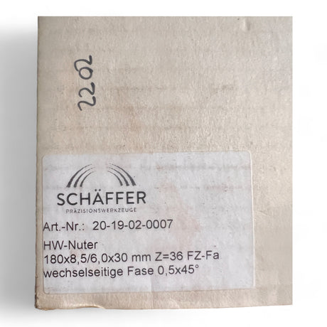 HW Nuter Schäffer D=180x8.5/6.0x30 Z=36 B=8 – Ansicht 3