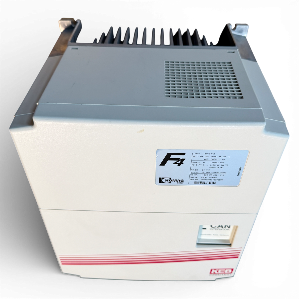 HOMAG KEB COMBIVERT F4 Frequenzumrichter Art.-Nr. 17F4C1H-4A02-4-008-39-0601-2-083-01-0129 – Ansicht 5