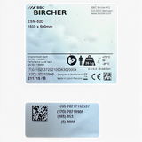 BBC BIRCHER Trittschutzmatte Trittmatte Sicherheitsschaltmatte ESM-52D 1600 x 500 x 11 mm für HOMAG / IMA fabrikneu
