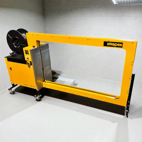 Strapex SMG 65 automatische Umreifungsanlage mit Fördertechnik und modularen Gliederbandförderanlage – Ansicht 21