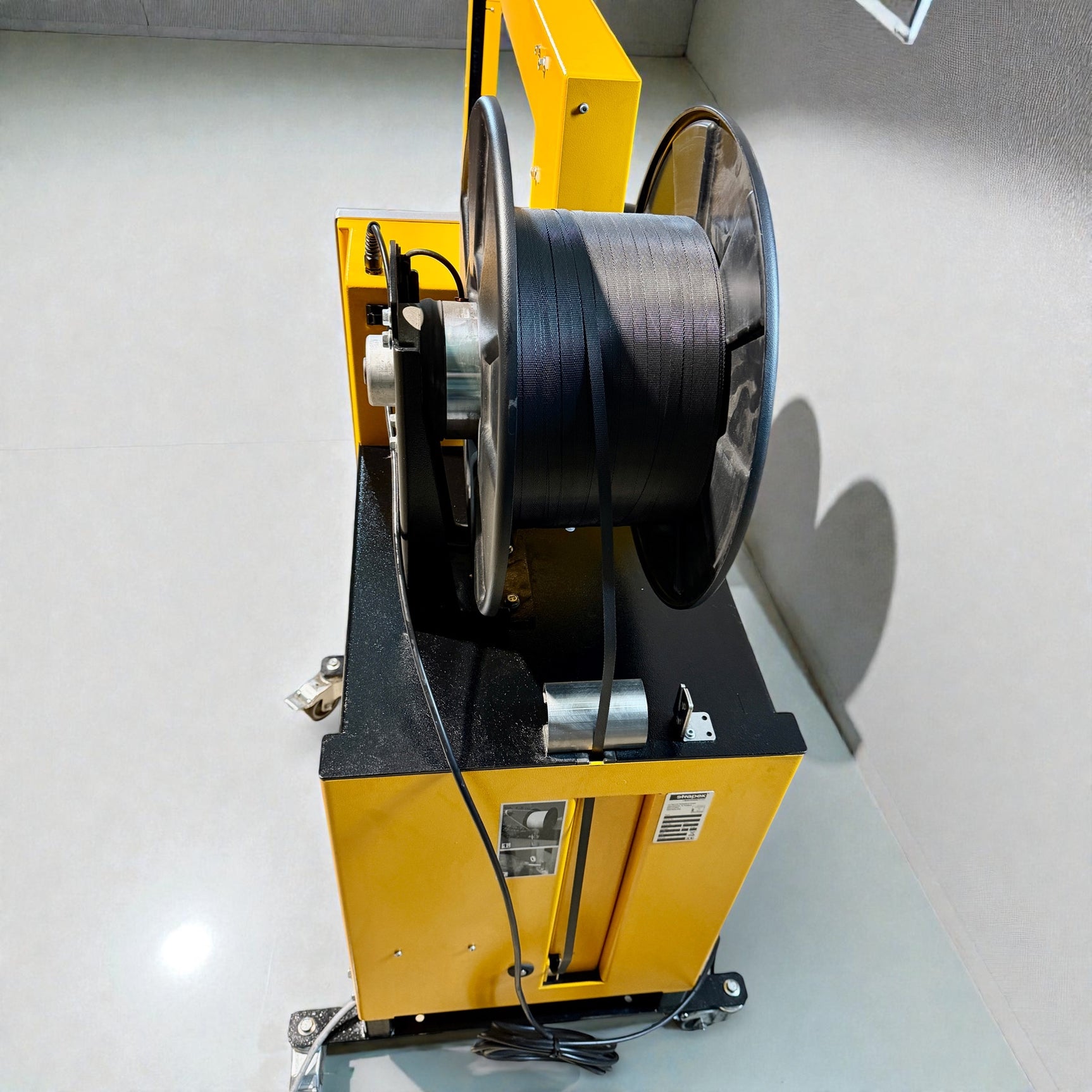 Strapex SMG 65 automatische Umreifungsanlage mit Fördertechnik und modularen Gliederbandförderanlage – Ansicht 26