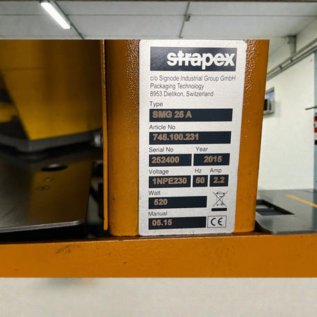 Strapex SMG 25 A automatische Umreifungsmaschine Bogen 1500 x 500 mm Art.-Nr. 745100231 – Ansicht 11