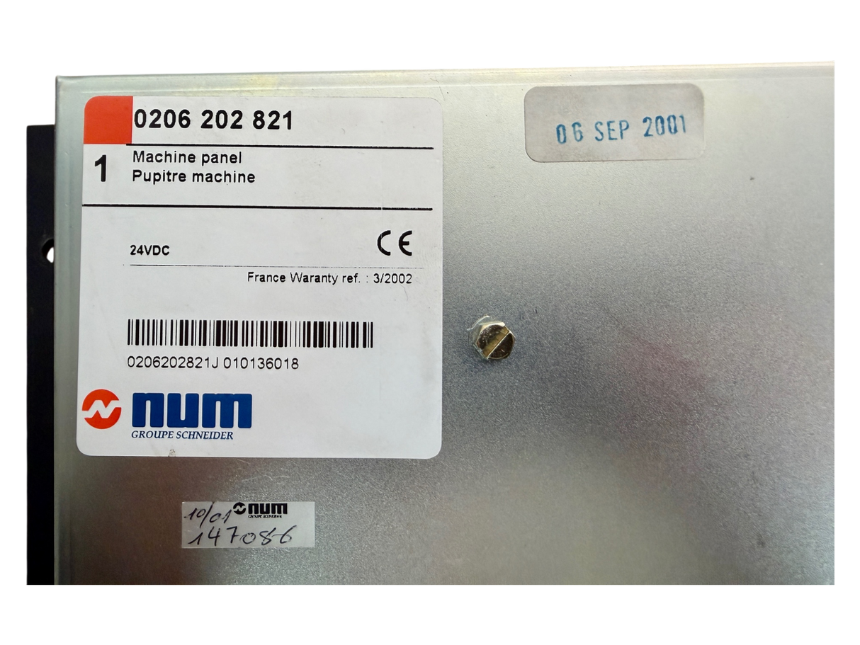 NUM Kurz Hub Tastatur Steuerung NUM 1060 Art Nr 207202 830M 0206202821J IMA 310 410 610 810 – Ansicht 7
