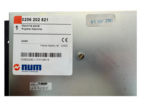 NUM Kurz Hub Tastatur Steuerung NUM 1060 Art Nr 207202 830M 0206202821J IMA 310 410 610 810 – Ansicht 7