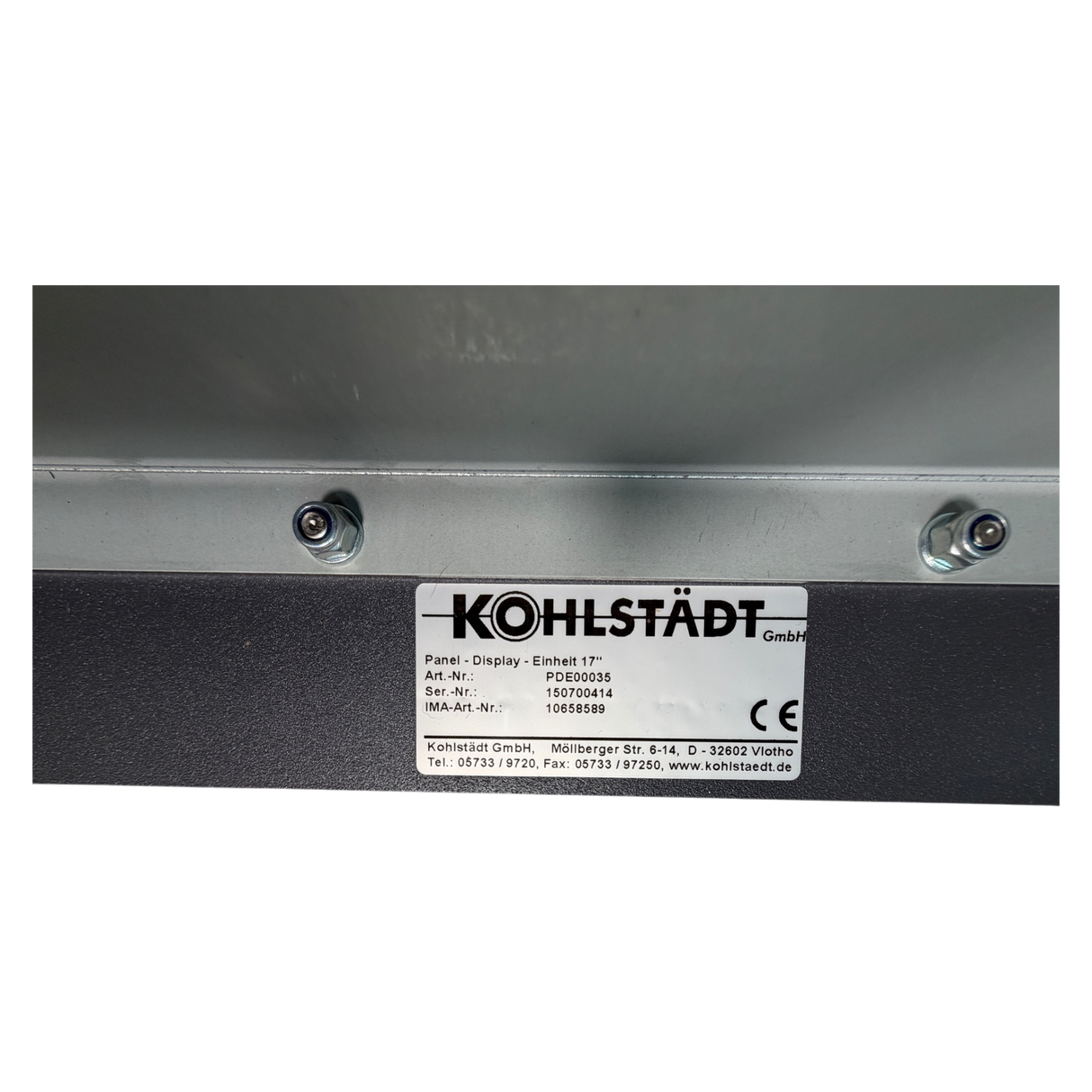 IMA Schaltschrank Bildschirm 17 Zoll Industrie Display Art.-Nr. 10658589 für IMA 610 V 410 310 680 – Ansicht 4