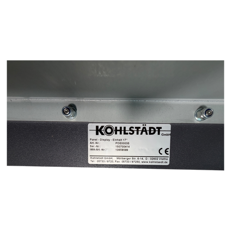IMA Schaltschrank Bildschirm 17 Zoll Industrie Display Art.-Nr. 10658589 für IMA 610 V 410 310 680 – Ansicht 4