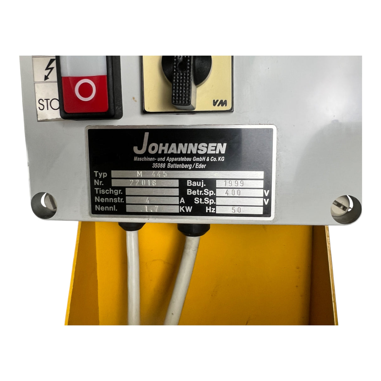 Johannsen Marpol Tellerschleifmaschine M 445 350 mm – Ansicht 17