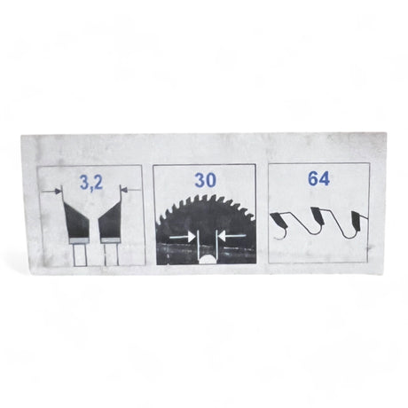 UNIMERCO HM Sägeblatt D=200x3,2/2,2x30 Z64 – Ansicht 7