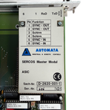 HOMAG AUTOMATA MULTI-E/A VME-GRUNDKARTE Art.-Nr. 4-086-05-0368 mit SERCOS Master Modul ASIC V3.1 für HOMAG BAZ BOF 32 41