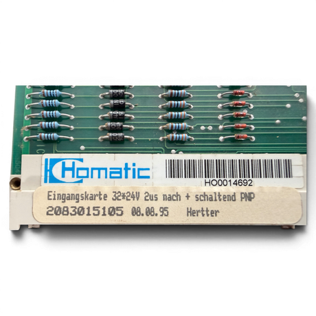 HOMAG Eingangskarte 32E 24V PNP HC020 2US +SCHALTEND Art.-Nr. 20B3015105 für BAZ 32 BOF – Ansicht 5
