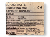Homag Weeke Bircher Trittmatte Sicherheits-Schaltmatte ESM-21, 1200x1000mm blau 121019-001, PA00524-001 Homag Nr