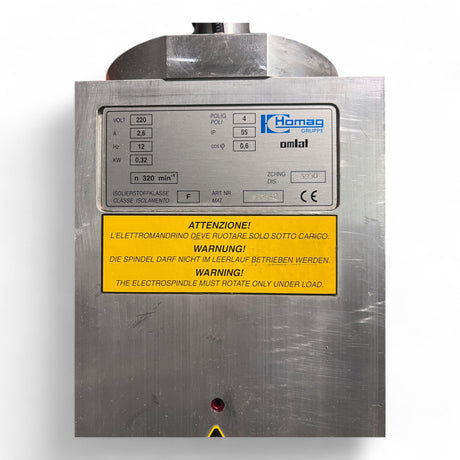 HOMAG Omlat Spindel 0,32 KW und Encoder IMG40S-1250 Motorspindel mit C-Achse 971842 Zeichnungsnummer 5930 – Ansicht 6