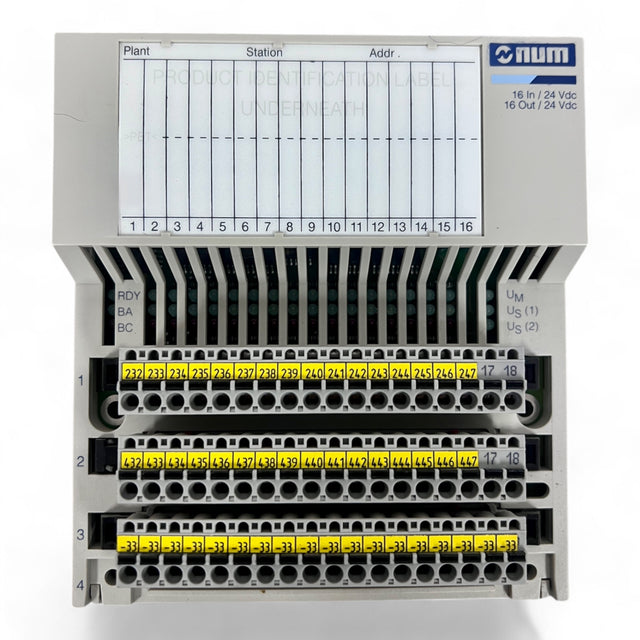 NUM 16I/16O Digital Module – P/N: 0263900004 16 In/16 Out 24 VDC Modul