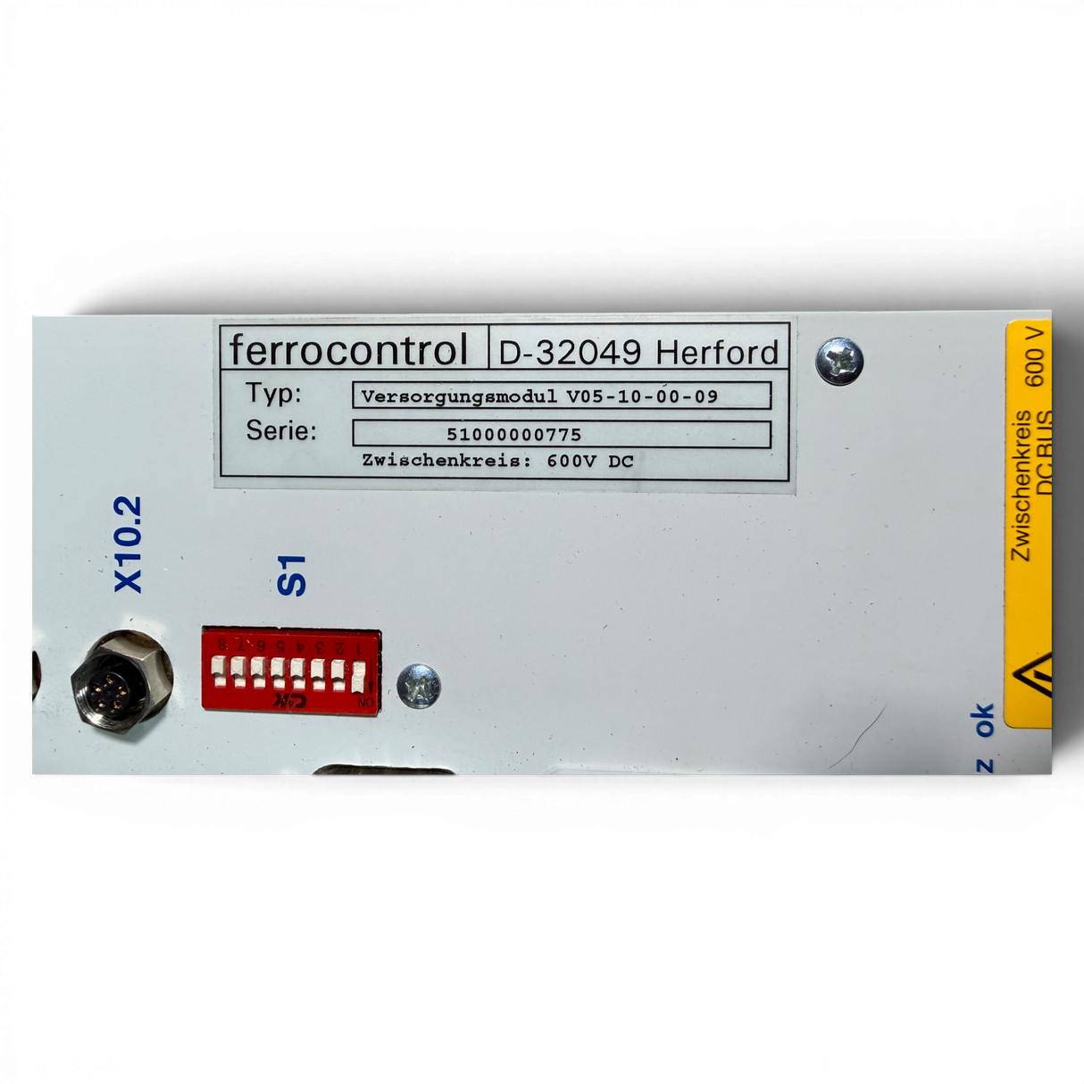 Ferrocontrol Versorgungsmodul V05-10-00-09 600 V DC NC CNC Stromversorgung Priess & Horstmann – Ansicht 8