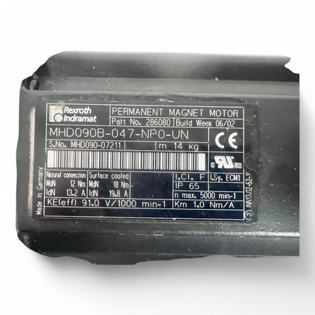 Rexroth Indramat MHD090B-047-NP0-UN Permanent Magnet Moto;, HOMAG, Weeke 2-214-95-1352 , 2-214-95-1342 – Ansicht 10