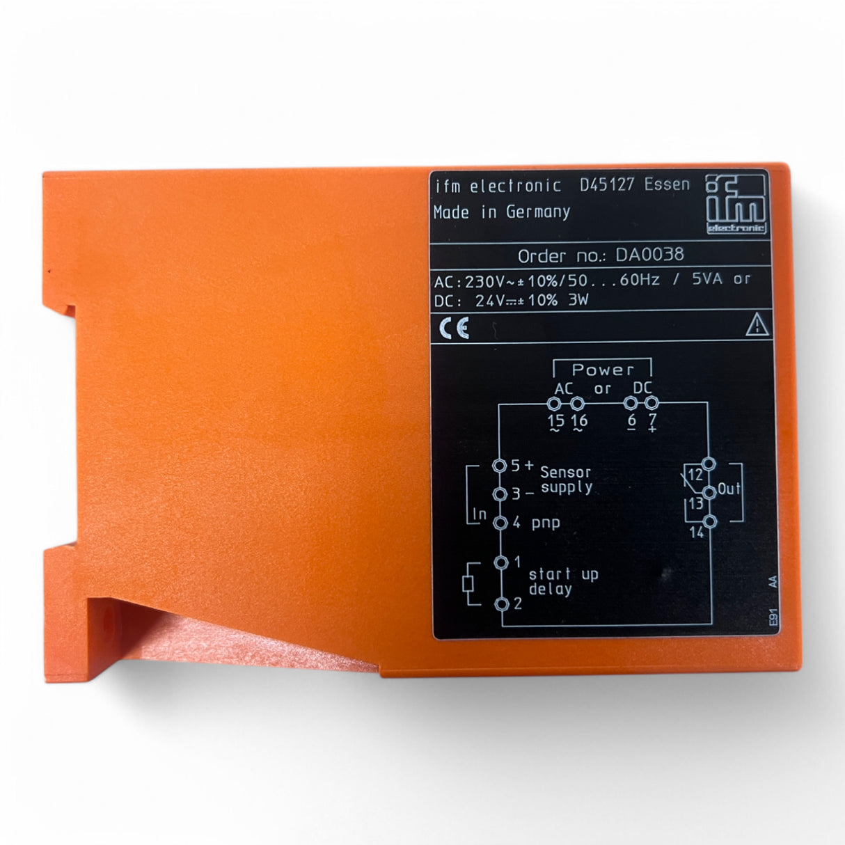 ifm electronic Stillstandswächter DA0025 underspeed monitor A 300 230V – Ansicht 3