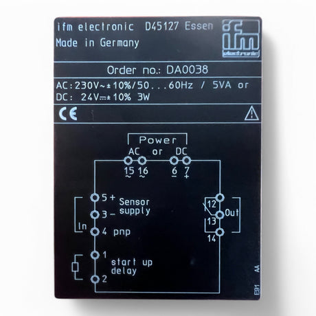 ifm electronic Stillstandswächter DA0025 underspeed monitor A 300 230V – Ansicht 7