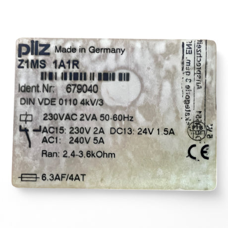 Pilz Z1MS 1A1R Sicherheitsrelais 679040 – Ansicht 4