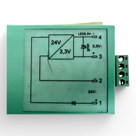 HOMAG DC/DC-Modul 24V / 3,3V 0,5A 2-083-01-6603 H00291413 – Ansicht 2