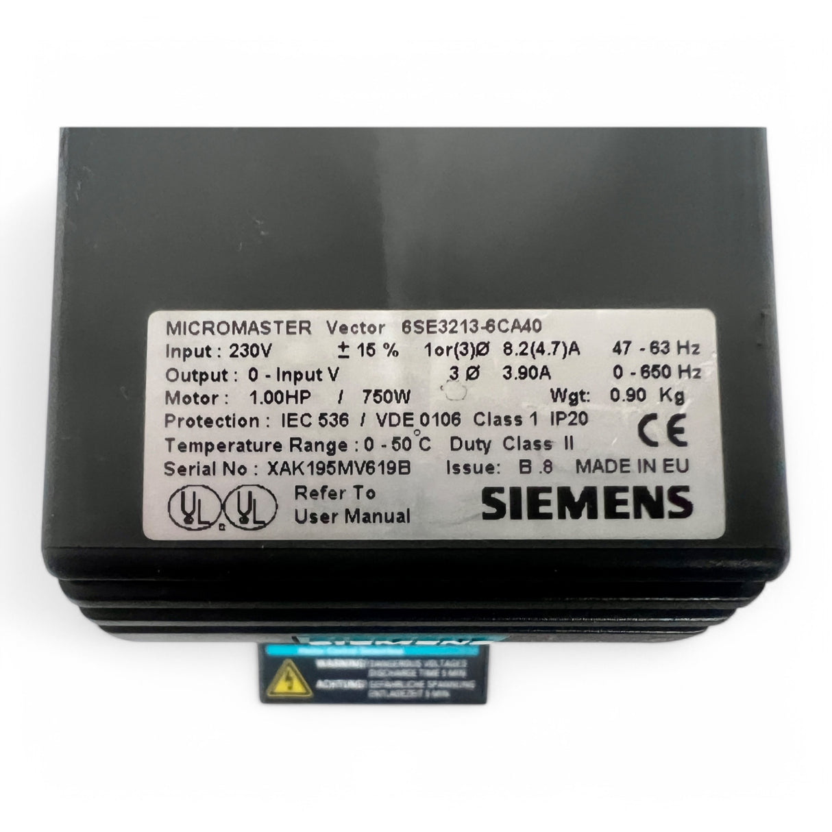 Siemens MICROMASTER Vector 6SE3213-6CA40 Frequenzumrichter – Ansicht 5