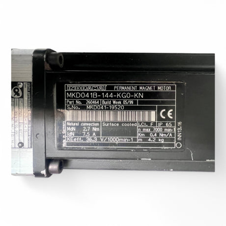 INDRAMAT MKD041B-144-KG0-KN Servomotor mit Alpha Getriebe TP 010-W2-31-C3I-015 – C-Achse für HOMAG mit Omlat Adaption