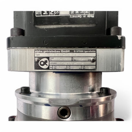 INDRAMAT MKD041B-144-KG0-KN Servomotor mit Alpha Getriebe TP 010-W2-31-C3I-015 – C-Achse für HOMAG mit Omlat Adaption
