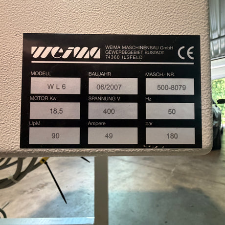 WEIMA WL 6 Einwellen-Zerkleinerer Masch.-Nr. 500-8079 – Holzzerkleinerer 18,5 kW – Ansicht 20