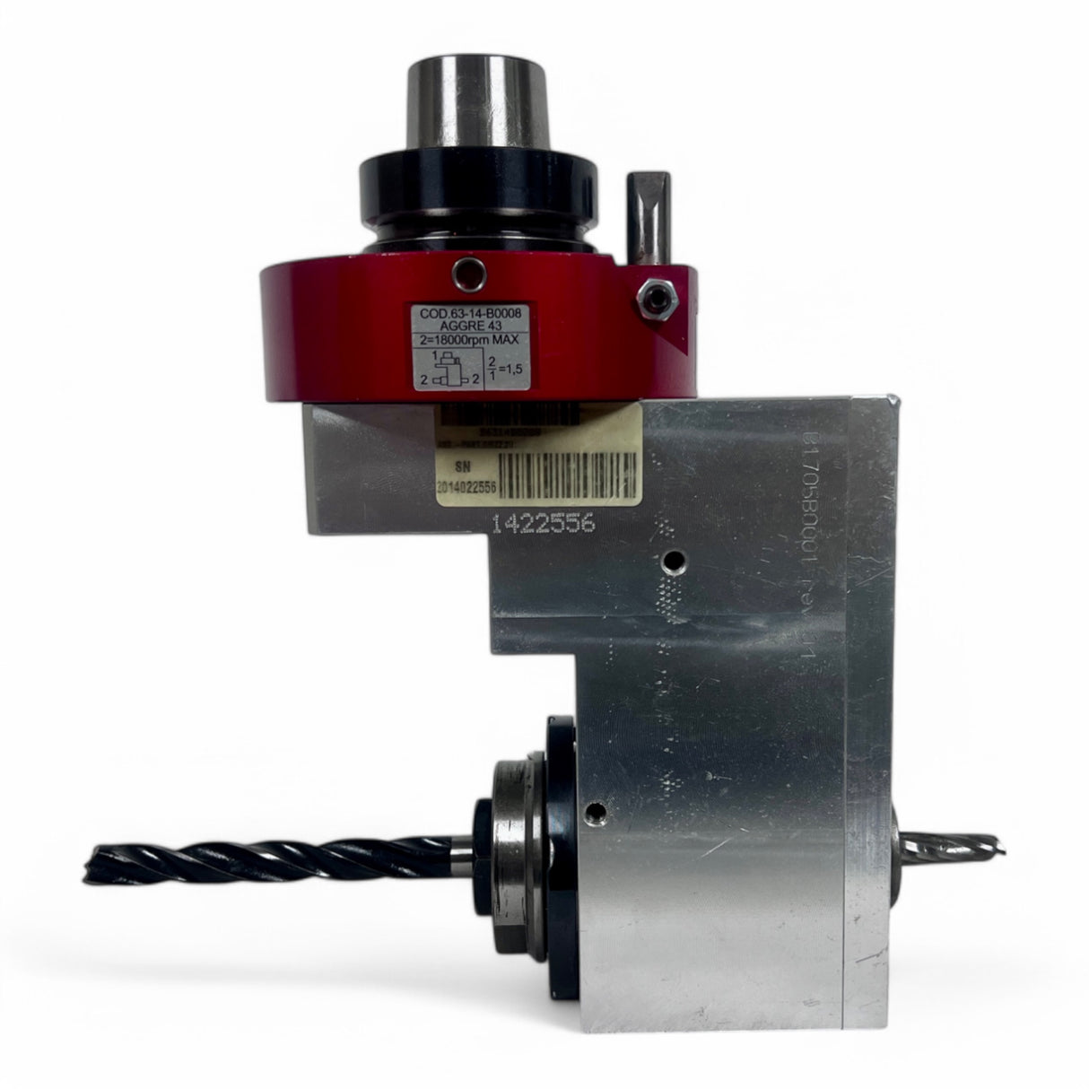 BIESSE HSD Schlosskastenaggregat COD 63-14-B0008 AGGFE 43 – Seriennummer: 1422556