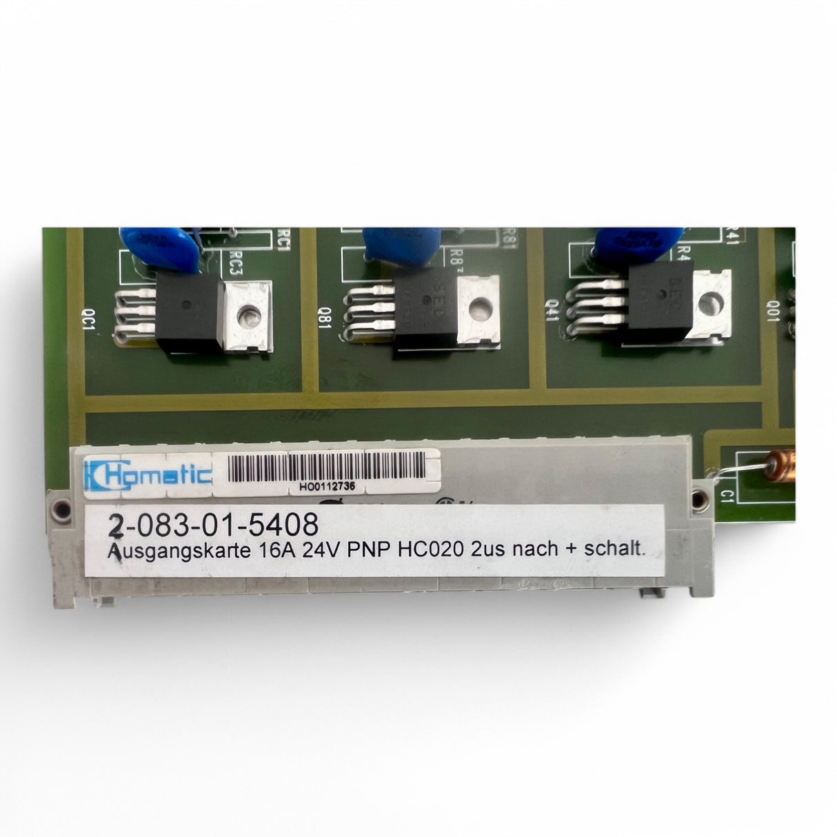 HOMAG Homatic Ausgangskarte 16A 24V PNP HC020 Art. 2-083-01-5408 Nr. H00112736 BAZ BOF – Ansicht 7