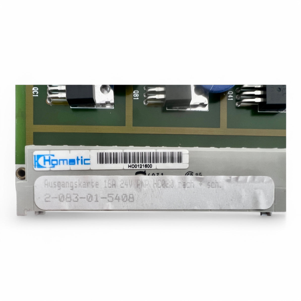 HOMAG HOMATIC Ausgangskarte 16A 24V PNP HC020 Art. 2-083-01-5408 –Serienn.: HO0121600 BAZ BOF – Ansicht 5