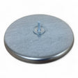 Filterronde Filterdeckel Deckel verzinkt für Filterschlauch D=200 mm mit Gewindebolzen M8x25 (4 Stück)