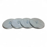 Filterronde Filterdeckel Deckel verzinkt für Filterschlauch D=200 mm mit Gewindebolzen M8x25 (4 Stück) – Ansicht 6