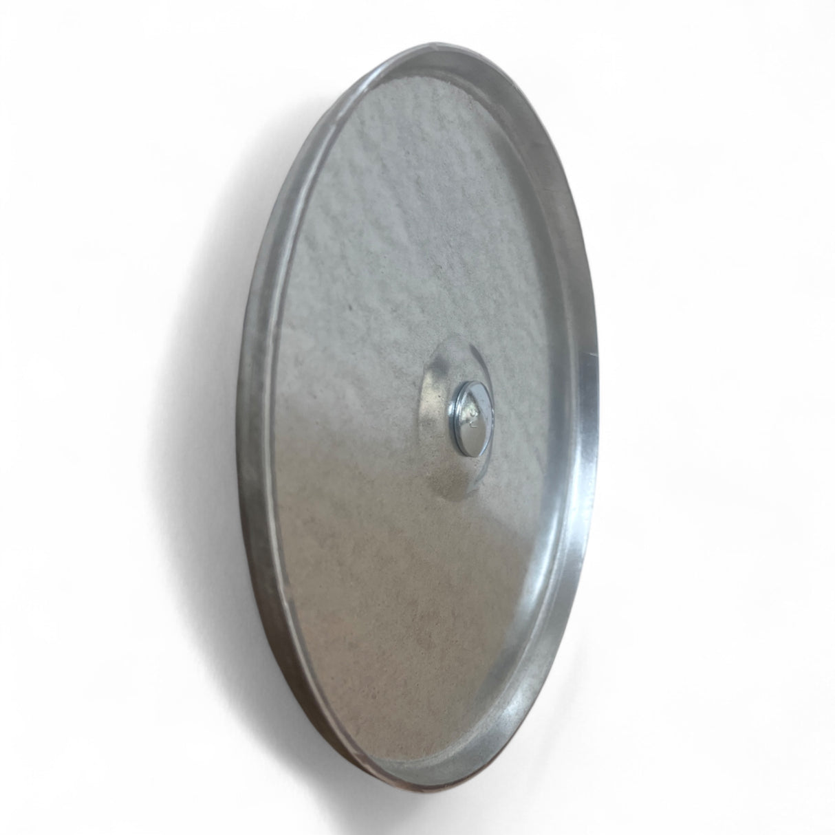 Filterronde Filterdeckel Deckel verzinkt für Filterschlauch D=200 mm mit Gewindebolzen M8x25 (4 Stück) – Ansicht 5