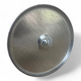 Filterronde Filterdeckel Deckel verzinkt für Filterschlauch D=200 mm mit Gewindebolzen M8x25 (4 Stück) – Ansicht 2
