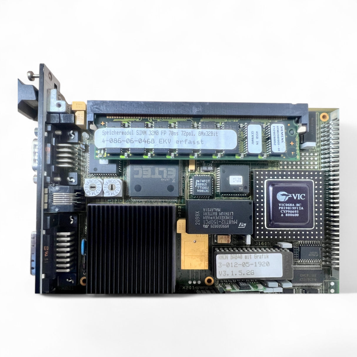 HOMAG CPU BAB40 M.GRAFIK.F.MONITOR.M. SCSI – Hauptkarte 2-083-03-0093 | ELTEC Elektronik Mainz | Industrie-PC Steuerung