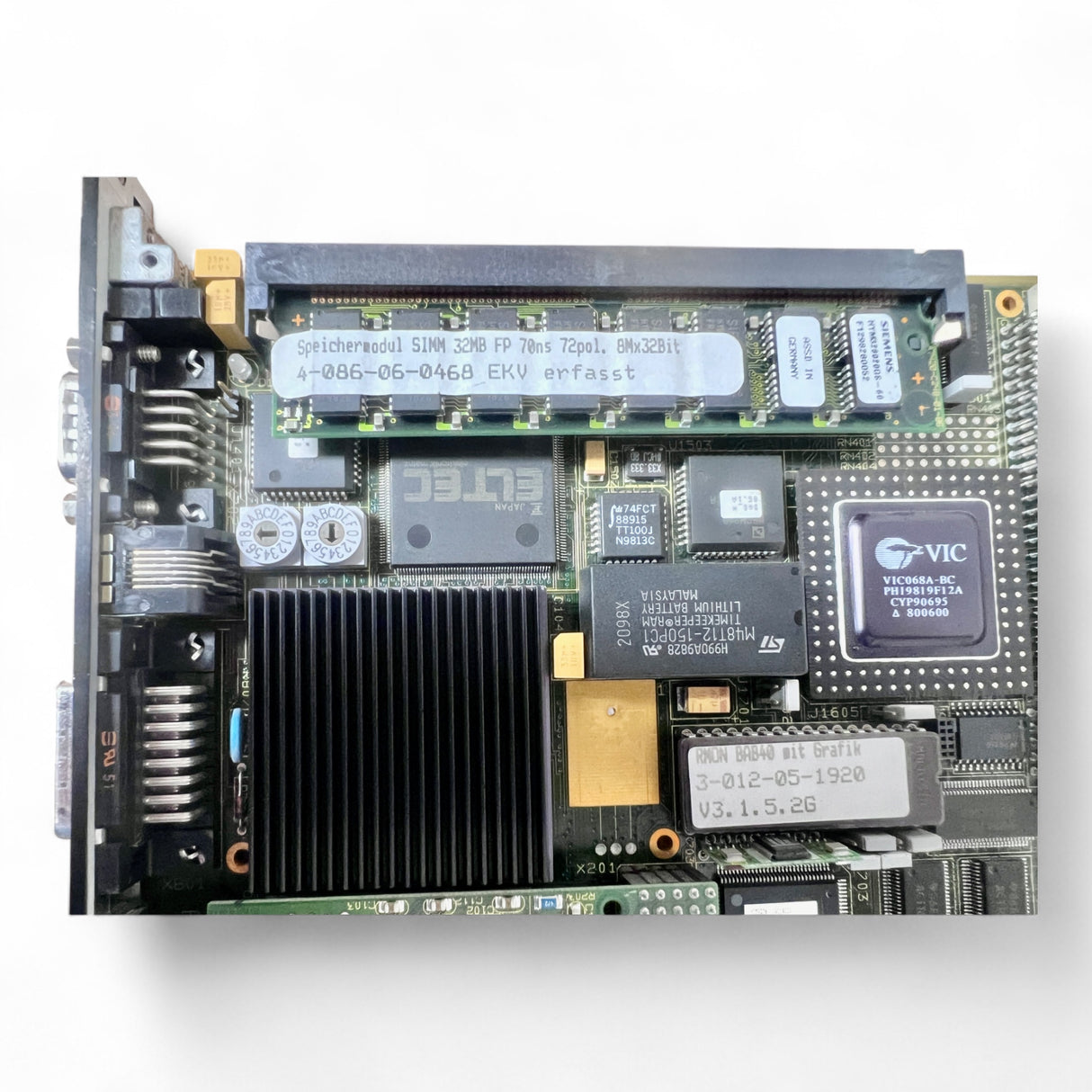 HOMAG CPU BAB40 M.GRAFIK.F.MONITOR.M. SCSI – Hauptkarte 2-083-03-0093 | ELTEC Elektronik Mainz | Industrie-PC Steuerung