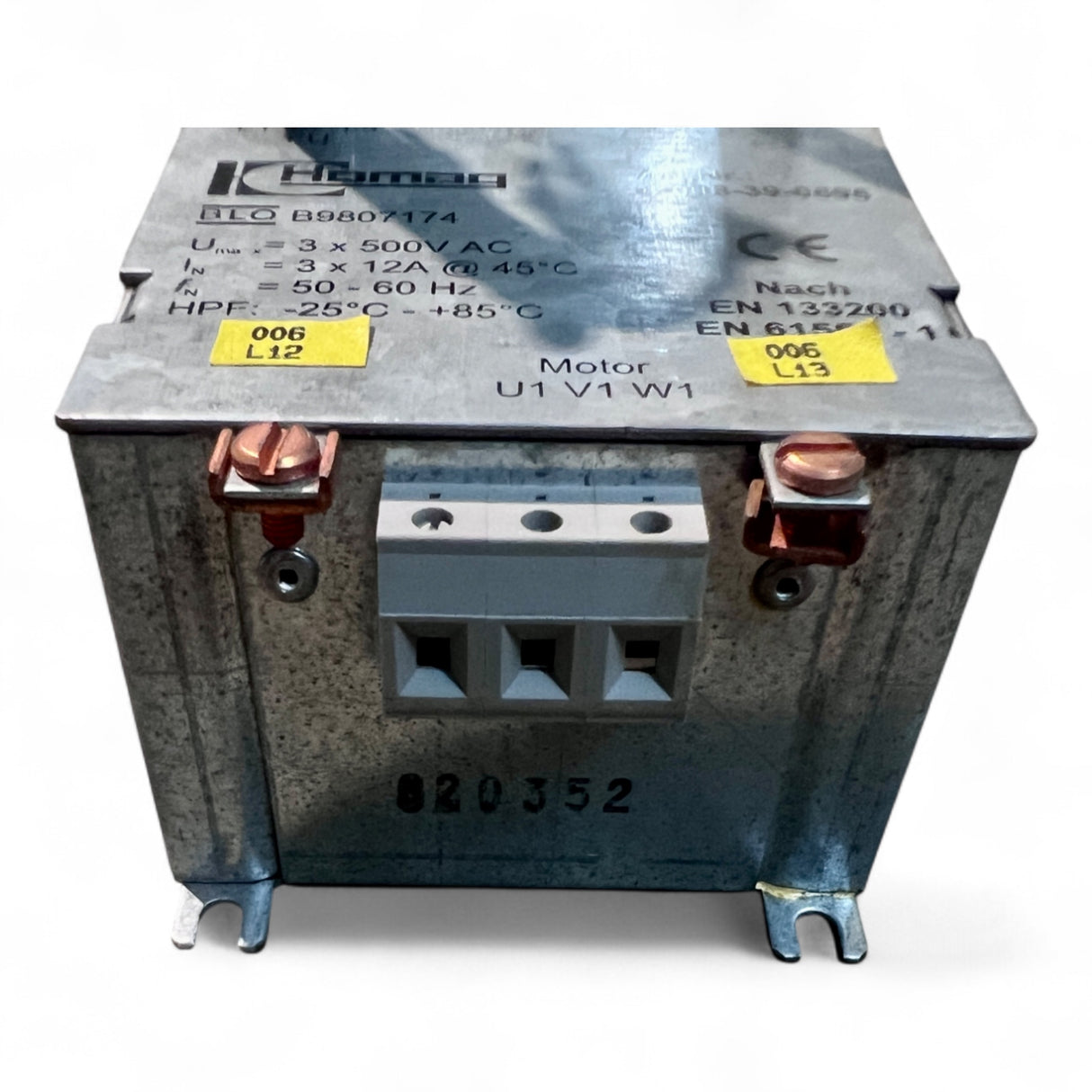 HOMAG Funkentstörfilter BLO B9807174 3x500 V AC 12 A – Artikelnummer 4-008-39-0695 – Ansicht 6