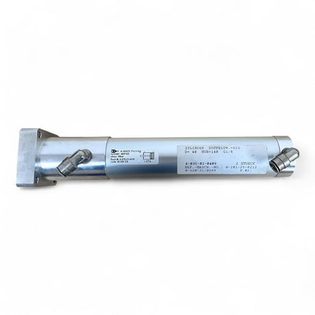 HOMAG Zylinder doppeltwirkend mit Signalerkennung D40 Hub 140 G1/8 – 4-035-01-0409 – Ansicht 5